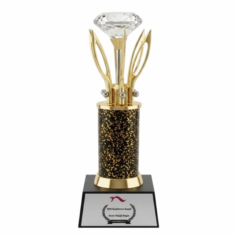 Diamond Metal Award Trophy